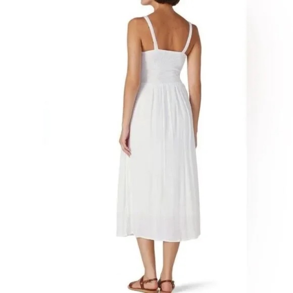 Louna Three Button Midi Dress Size M - Picture 11 of 13